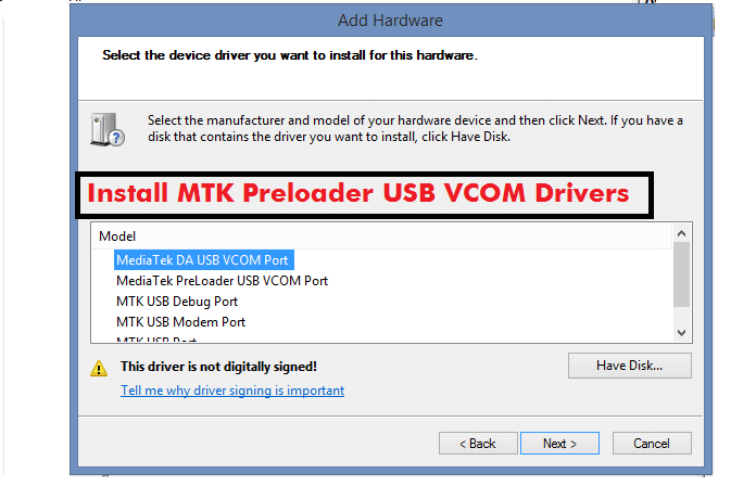 Descargar drivers mtk preloader para windows 7